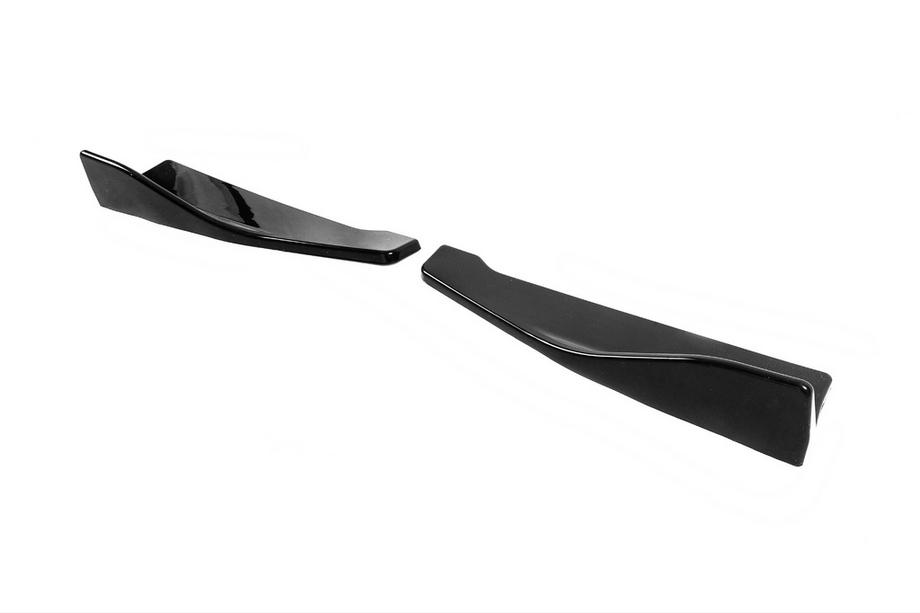 Universele flap-extensions voor achterbumper type B (2 stuks, hoogglans zwart, ABS-kunststof) Foto 3