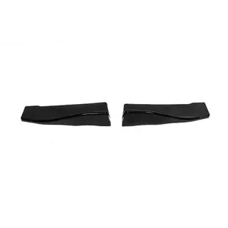 Universele Flap-extensions voor achterbumper type-C (2 stuks, hoogglans zwart, ABS-kunststof) foto 4