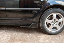 Universele Flap bumpersplitters achter Type-D (2 stuks, glanzend zwart, ABS-kunststof) foto 9