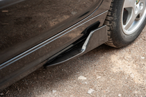 Universele Flap bumpersplitters achter Type-D (2 stuks, glanzend zwart, ABS-kunststof) foto 3