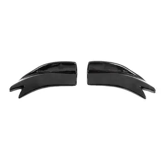 Universele flap sierlijsten voor achterbumper type F (2 stuks, hoogglans zwart, ABS-kunststof) foto 3