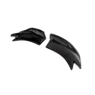 Universele flap sierlijsten voor achterbumper type F (2 stuks, hoogglans zwart, ABS-kunststof) foto 4