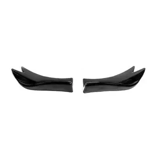 Universele flap sierlijsten voor achterbumper type F (2 stuks, hoogglans zwart, ABS-kunststof) foto 1