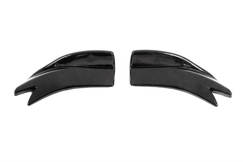 Universele flap sierlijsten voor achterbumper type F (2 stuks, hoogglans zwart, ABS-kunststof) Foto 3