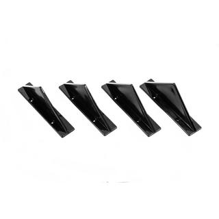 Universele achterdiffuser Type F (4 stuks, hoogglans zwart, ABS-kunststof) foto 1