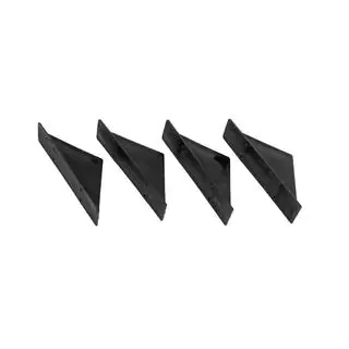 Universele achterdiffuser Type F (4 stuks, hoogglans zwart, ABS-kunststof) foto 4