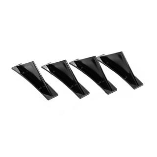 Universele achterdiffuser Type G (4 stuks, hoogglans zwart, ABS-kunststof) foto 1