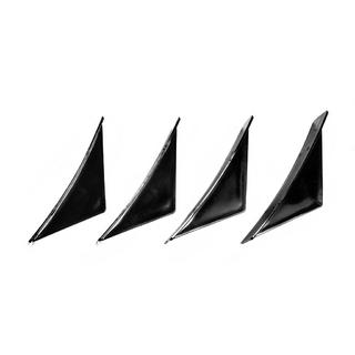 Universele achterdiffuser Type G (4 stuks, hoogglans zwart, ABS-kunststof) foto 3