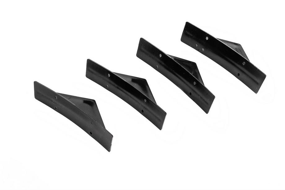 Universele achterdiffuser Type G (4 stuks, hoogglans zwart, ABS-kunststof) Foto 4