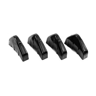Universele achterdiffuser type D (4 stuks, hoogglans zwart, ABS-kunststof) foto 1