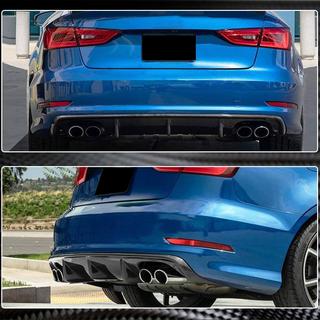 Achterbumper diffuser V1 (voor Base Sedan 2012-2016, carbon) foto 3
