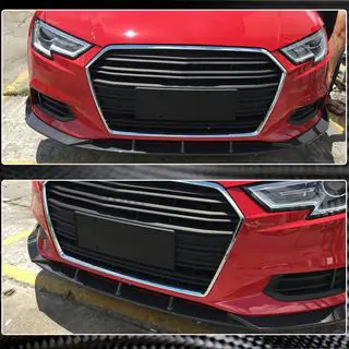 Frontsplitter Lip V1 voor voorbumper (voor Base 2017-2020 Sedan, carbon) Audi A3 2012–2020 foto 4