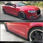 Audi A3 2012–2020 Zijskirts (voor Base Sedan, carbon) foto 3