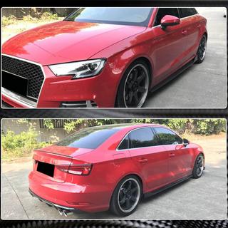 Zijskirts (voor Base Sedan, carbon) Audi A3 2012–2020 foto 4