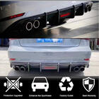 Audi A3 2012–2020 Achterbumperdiffuser met LED-remlicht (voor Base Sedan 2017-2020, carbon) foto 2