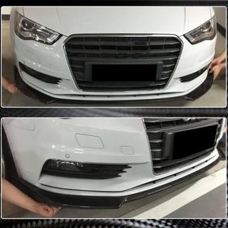Frontbumper lip spoiler Lip V1 (voor Base 2012-2016 Sedan, carbon) foto 3
