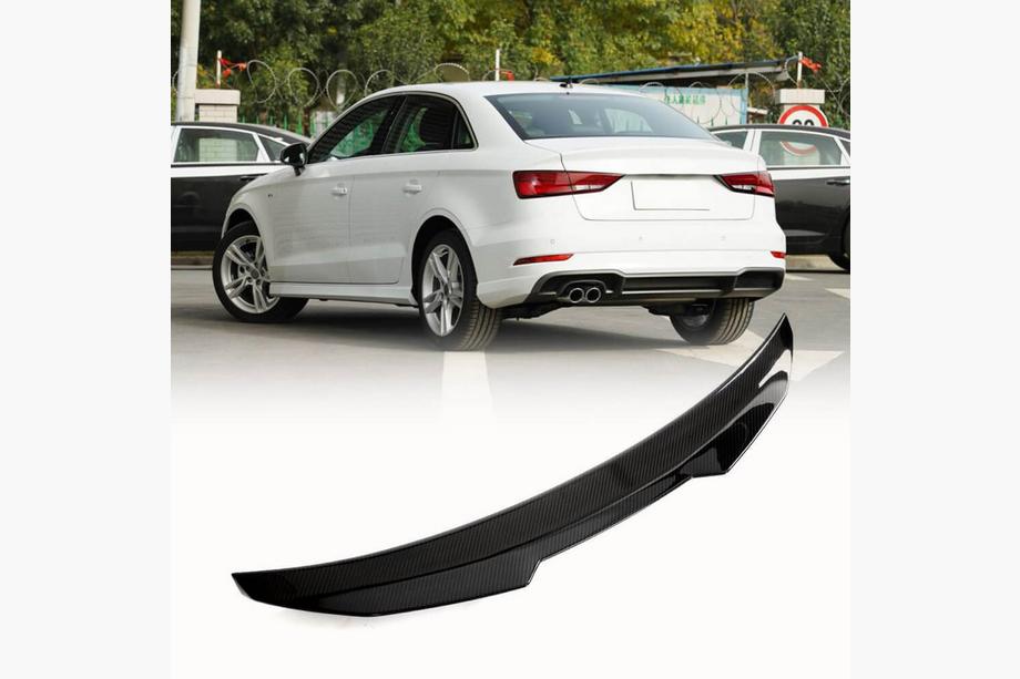Audi A3 2012–2020 V10 spoiler (voor Sedan, carbon) Image