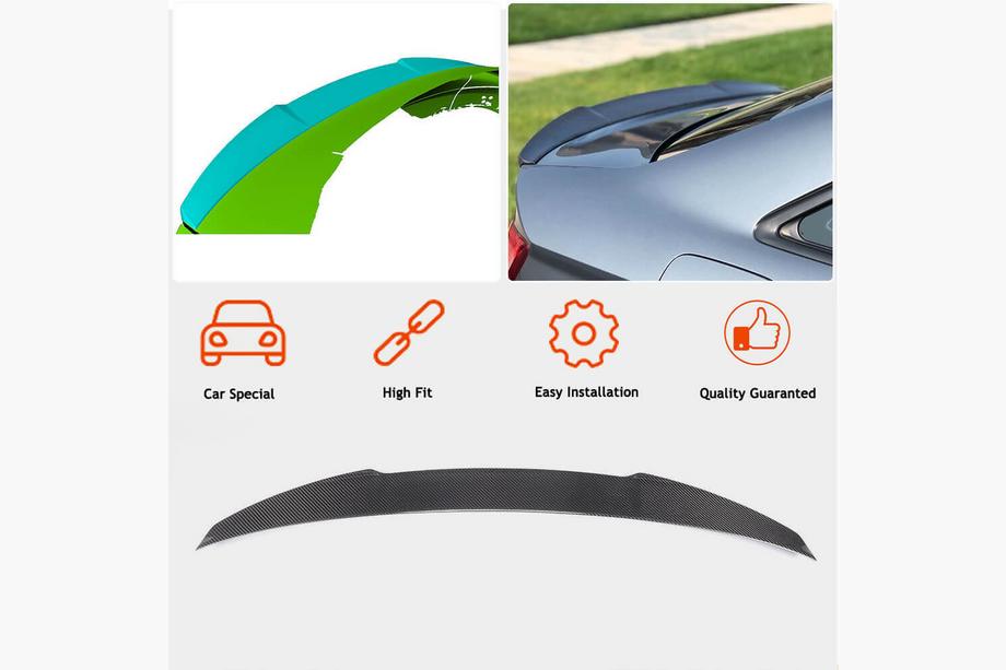 Audi A3 2012–2020 Spoiler V9 (voor Sedan, carbon) Foto 3