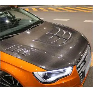 Motorkap V1 (voor Sedan 2012-2016, koolstof) Audi A3 2012–2020 foto 2