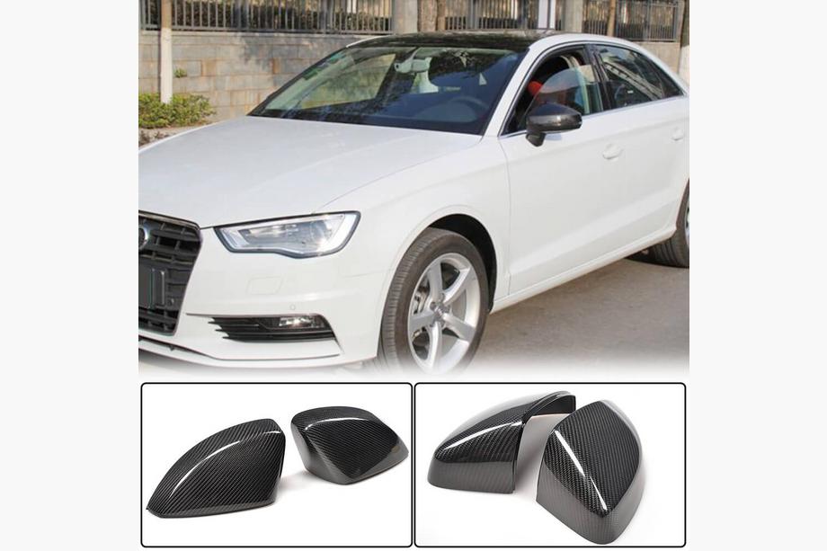 Audi A3 2012–2020 Spiegelkappen Replacement Style (Carbon) V2 Image