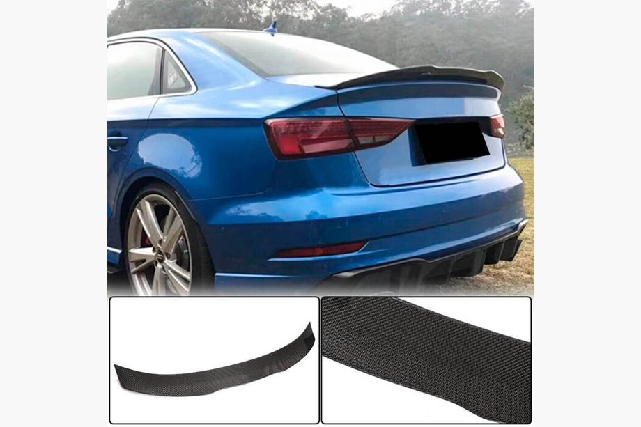 Audi A3 2012–2020 Spoiler V6 (voor Sedan, carbon) Foto 1