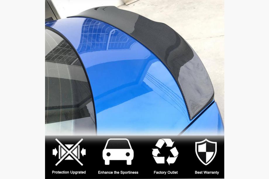 Audi A3 2012–2020 Spoiler V6 (voor Sedan, carbon) Foto 2