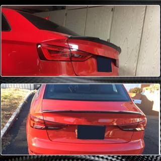 V4 spoiler (voor Sedan, carbon) foto 4