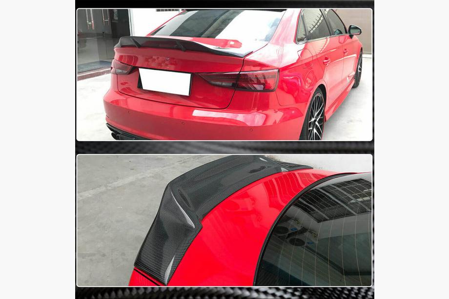 Audi A3 2012–2020 Spoiler V1 (voor sedan, carbon) Foto 5