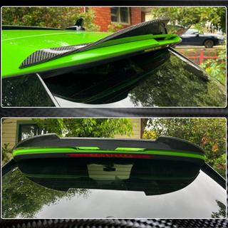 Spoiler (voor hatchback, carbon) foto 4
