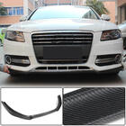 Audi A4 B8 2007–2015 Front bumper lip Lip (voor Base 2007-2011, carbon) foto 1