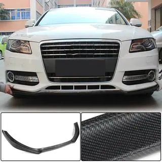 Front bumper lip Lip (voor Base 2007-2011, carbon) Audi A4 B8 2007–2015 foto 1