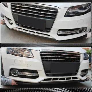 Front bumper lip Lip (voor Base 2007-2011, carbon) Audi A4 B8 2007–2015 foto 2