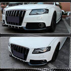 Audi A4 B8 2007–2015 Front bumper lip Flap (voor Base 2007-2011, carbon) foto 4
