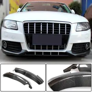 Front bumper lip Flap (voor Base 2007-2011, carbon) Audi A4 B8 2007–2015 foto 1