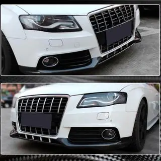 Front bumper lip Flap (voor Base 2007-2011, carbon) Audi A4 B8 2007–2015 foto 3