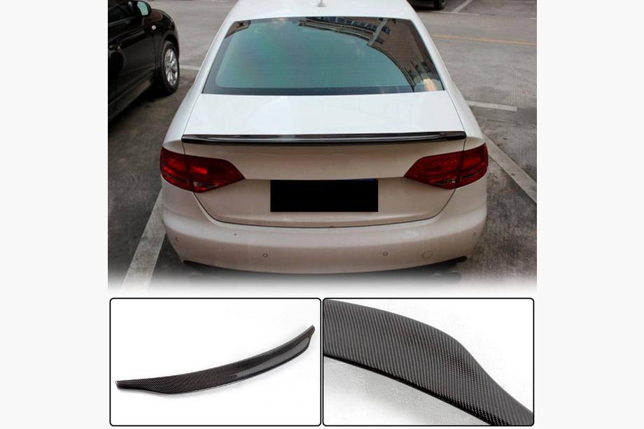 Audi A4 B8 2007–2015 Spoiler V1 (voor Base 2007-2011, carbon) Image