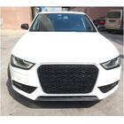 Audi A4 B8 2007–2015 Front bumper lip (voor Base 2011-2015, carbon) foto 2