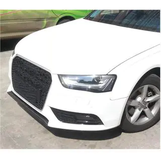 Front bumper lip (voor Base 2011-2015, carbon) Audi A4 B8 2007–2015 foto 3