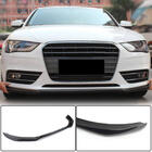 Audi A4 B8 2007–2015 Front bumper lip Lip (voor Base 2011-2015, carbon) foto 1