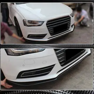 Front bumper lip Lip (voor Base 2011-2015, carbon) Audi A4 B8 2007–2015 foto 3