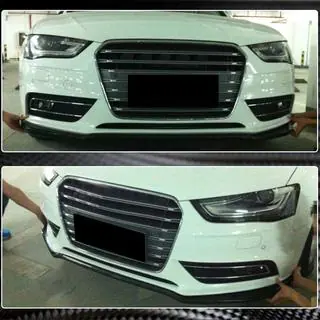 Front bumper lip Lip (voor Base 2011-2015, carbon) Audi A4 B8 2007–2015 foto 4