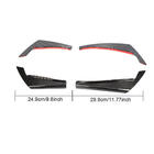 Audi A4 B9 2015–2024 Voorbumper lip (voor Base 2015-2019, carbon) foto 5