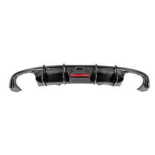 Achterbumper diffuser (voor Base Sedan 2015-2019, Carbon) foto 2