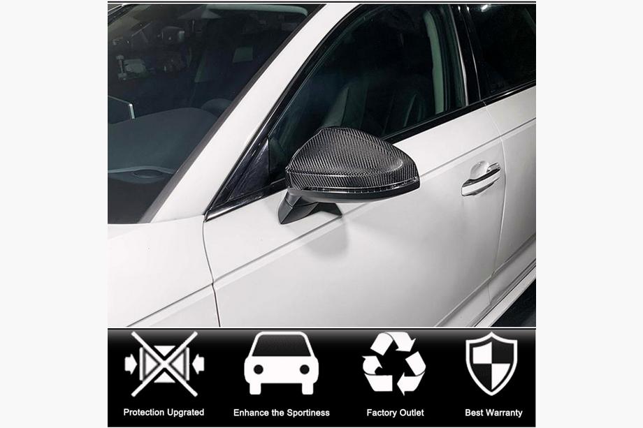 Audi A4 B9 2015–2024 Spiegelkappen Replacement Style (Carbon) V2 Foto 3