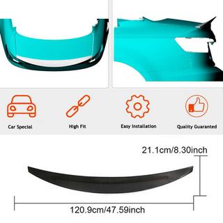 Spoiler V1 (voor Sedan, carbon) foto 4