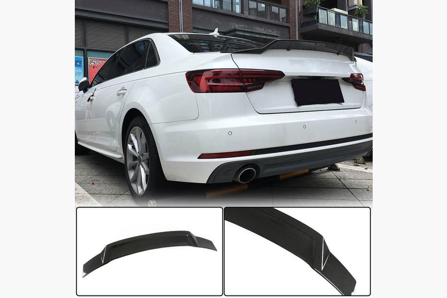 Audi A4 B9 2015–2024 Spoiler V2 (voor Sedan, carbon) Image
