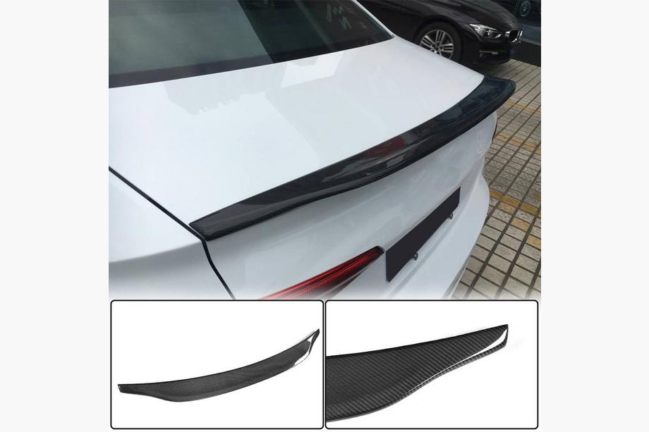 Audi A4 B9 2015–2024 Spoiler V3 (voor Sedan, carbon) Foto 1