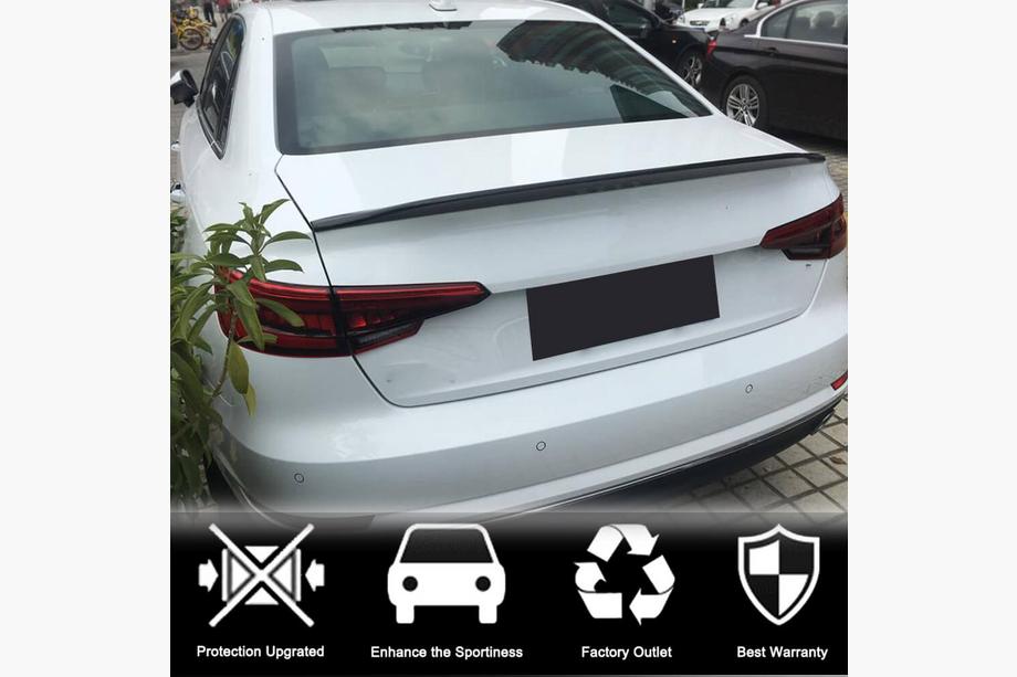 Audi A4 B9 2015–2024 Spoiler V3 (voor Sedan, carbon) Foto 3