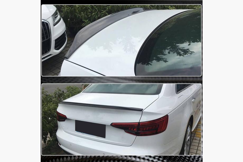 Audi A4 B9 2015–2024 Spoiler V3 (voor Sedan, carbon) Foto 4