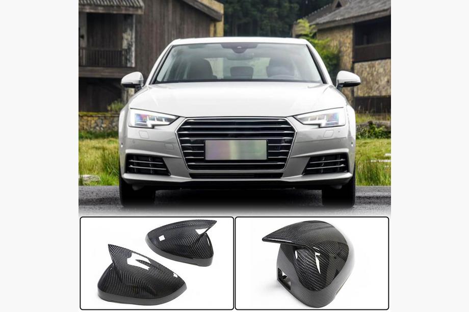 Audi A4 B9 2015–2024 Spiegelkappen set, LHD vervanging (Carbon) V1 Foto 1